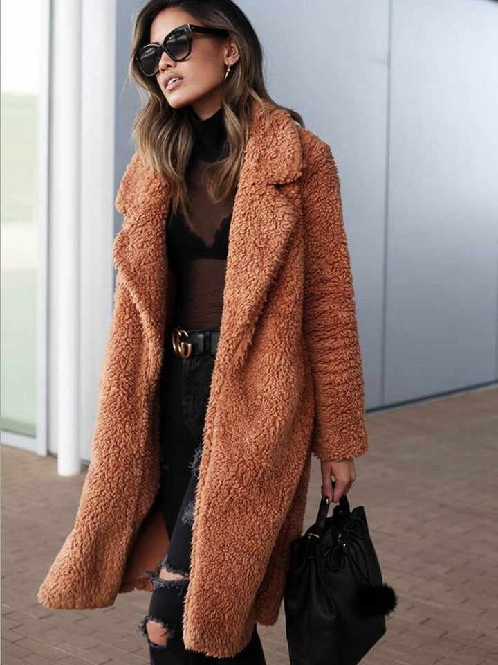W&W Mode | Weicher Langer Wintermantel Für Damen