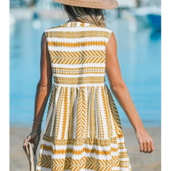 WW | Gestreiftes Midi Kleid