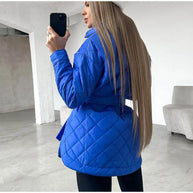 gesteppte Jacke mit Druckknöpfen