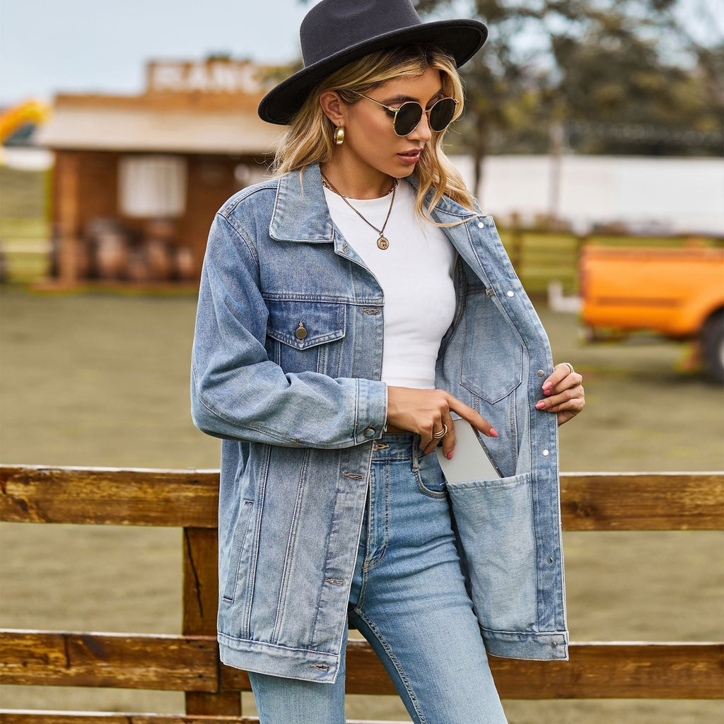 WW Die Vintage Jeansjacke unter Ihrem Mantel