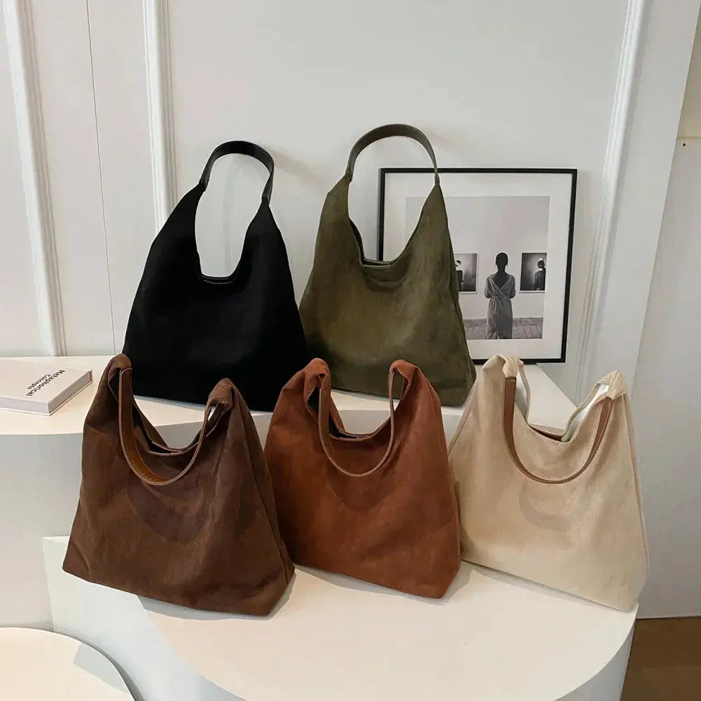 W&W Mode | Tote Tasche Aus Wildleder