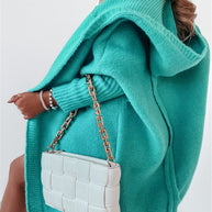 WW | Gestrickte Strickjacke Weste