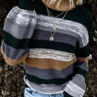 Gestreifte Strickpullover