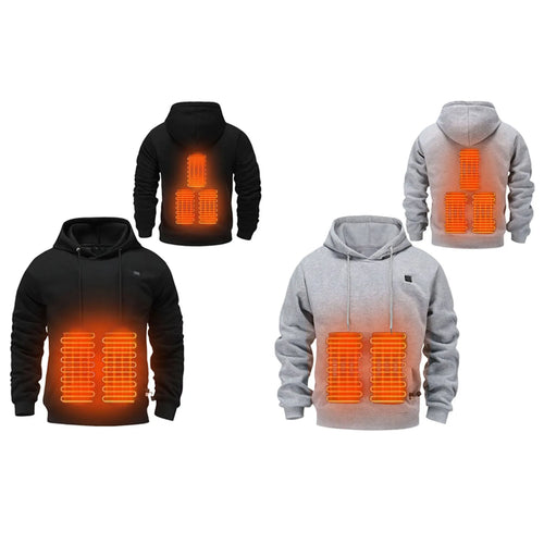 W&W Mode - Winter-Hoodie mit USB-Heizung