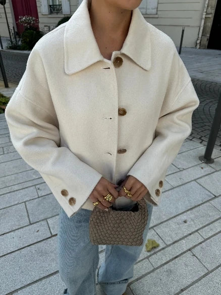 WW | Gepolsterte Halbsaisonjacke Mit Knöpfen