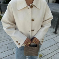 WW | Gepolsterte Halbsaisonjacke Mit Knöpfen