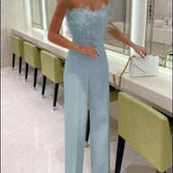 WW Eleganter Lange Jumpsuit - Verführerische Party-Mode