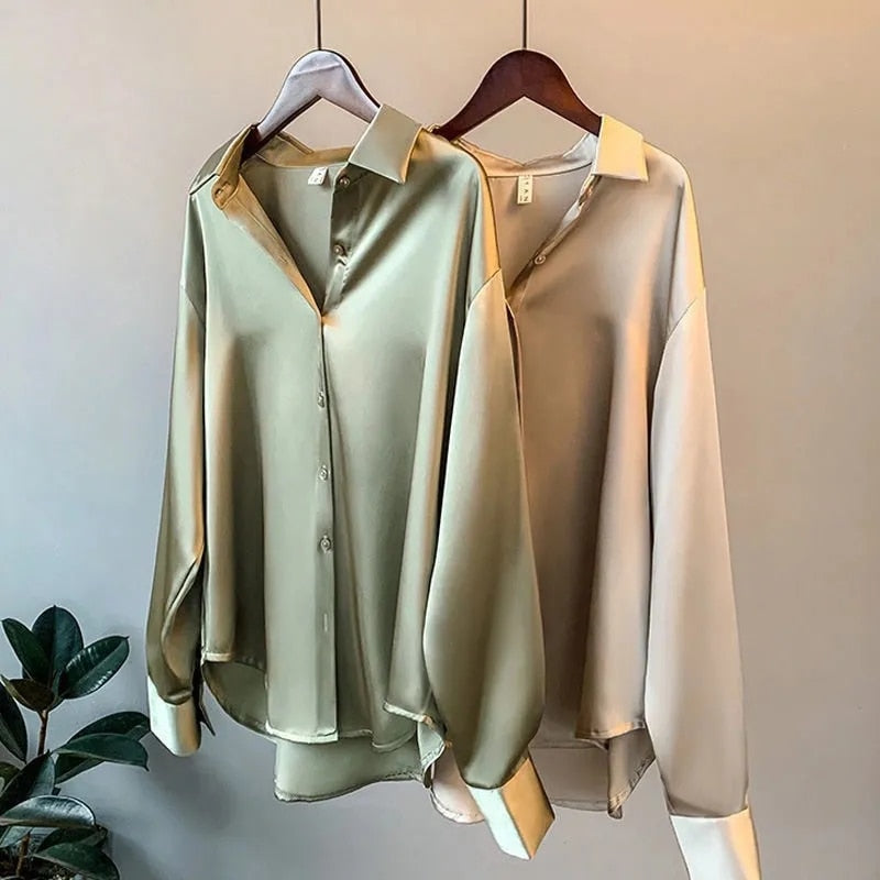 WW | Luxe Schicke Bluse Aus Seide