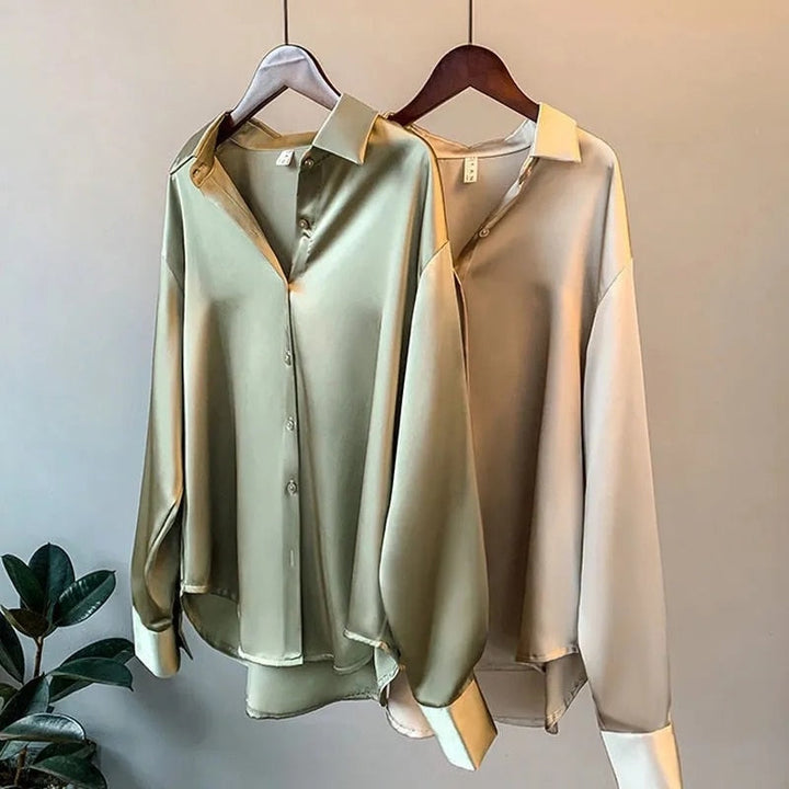 W&W Mode | Luxe Schicke Bluse Aus Seide