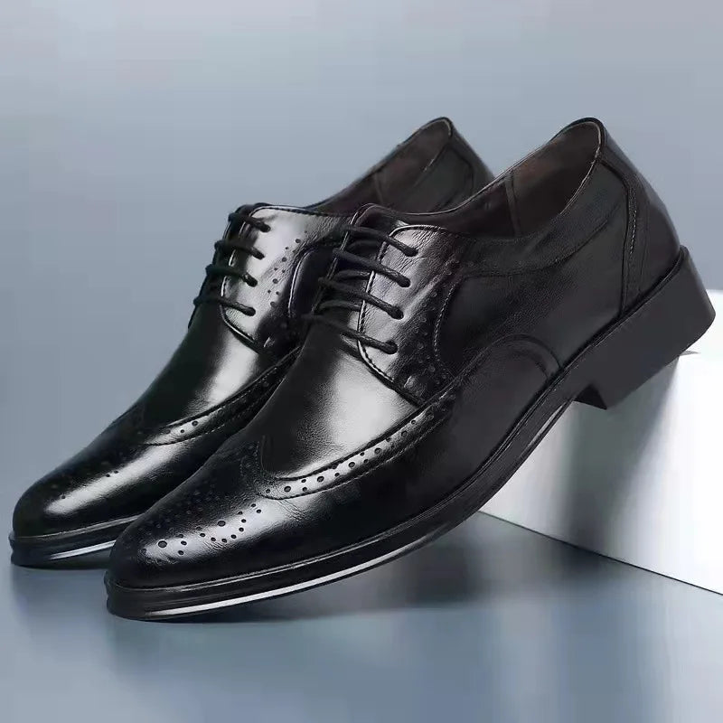 W&W Mode | Bequeme Oxford Herren Business Anzug Schuhe