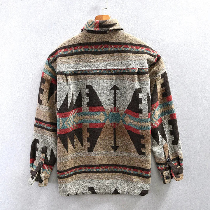 W&W Mode - Vintage Langärmelige Jacke für Herren
