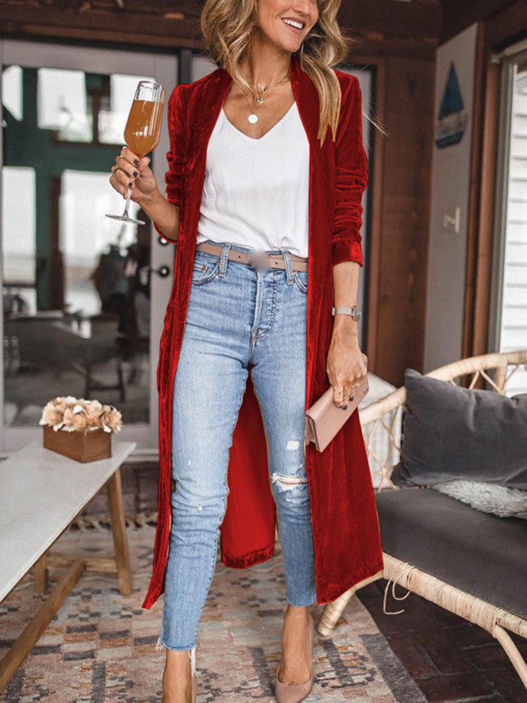 WW | Uplifting My Way Kimono Jacke aus Samt