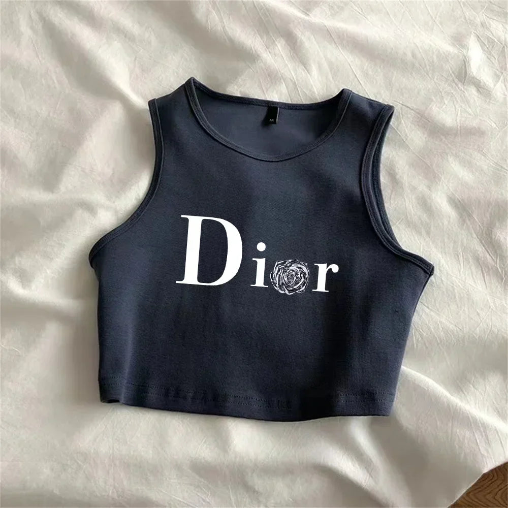 WW | Sommer Neue Damenweste mit Modeinspiriertem Gedrucktem Design, Ein Must-Have Weste für Legere und Coole Sommer