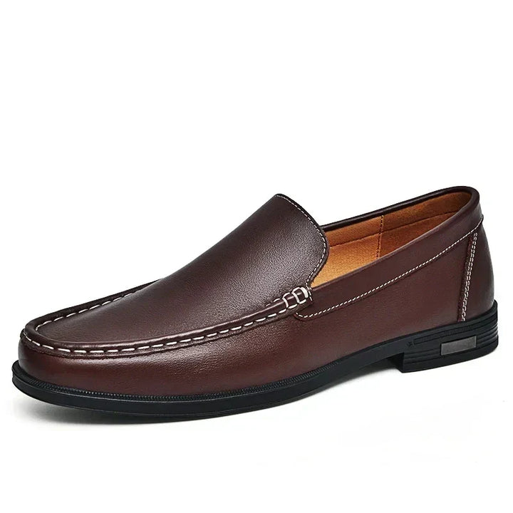 W&W Mode | Stilvolle Slip on Büro Leder Männer Schuhe