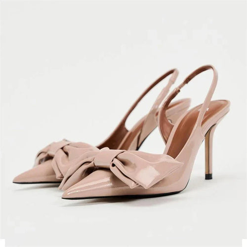 W&W Mode | Elegante High Heels Pumps Mit Schleife