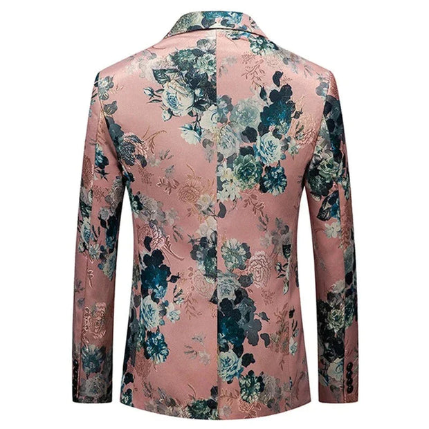 WW | Eleganter Blumen Blazer Für Herren Der Perfekte Statement Look