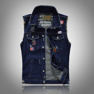 WW | Jeansweste Mit Patches Für Herren