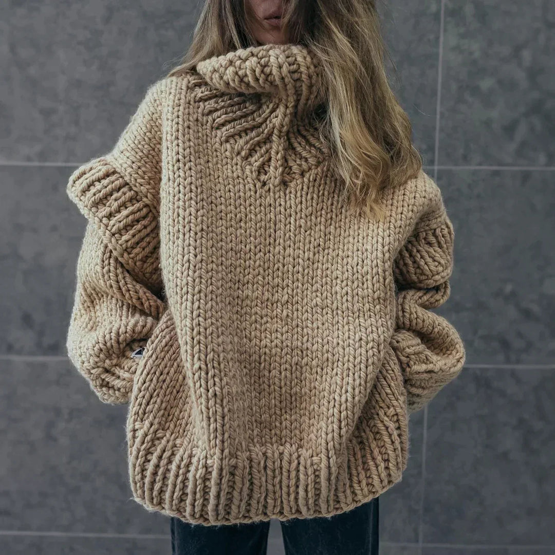 W&W Mode | Oversized Pullover Mit Rollkragen
