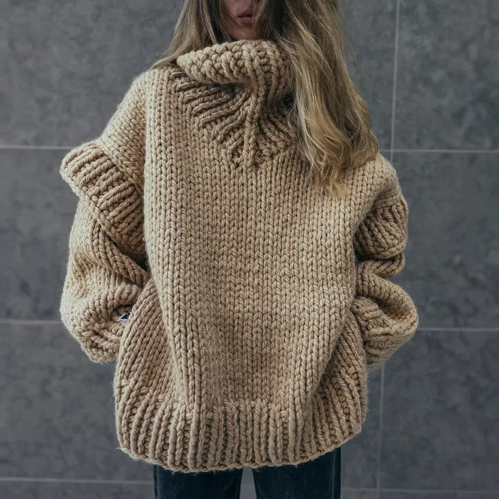 W&W Mode | Oversized Pullover Mit Rollkragen