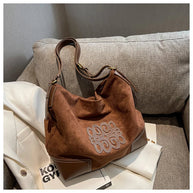 WW | Damen Luxus Marke Messenger Taschen Retro Braun Crossbody Tote Taschen Eimer Clutch Tasche Einkauf Große Kapazität Reisetasche