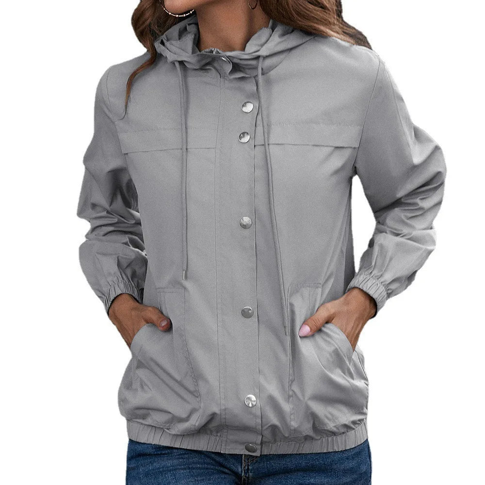 Active Outdoor Regenjacke mit Kapuze - Wasserdicht und winddicht