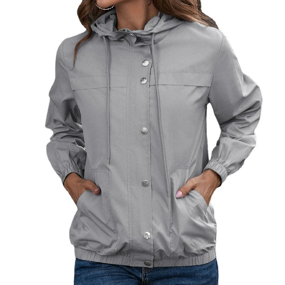Active Outdoor Regenjacke mit Kapuze - Wasserdicht und winddicht