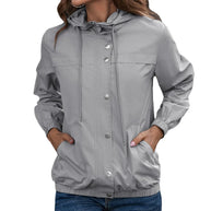 Active Outdoor Regenjacke mit Kapuze - Wasserdicht und winddicht