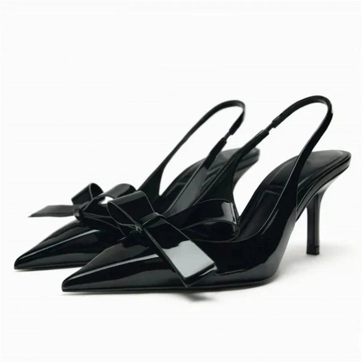 W&W Mode | Elegante High Heels Pumps Mit Schleife