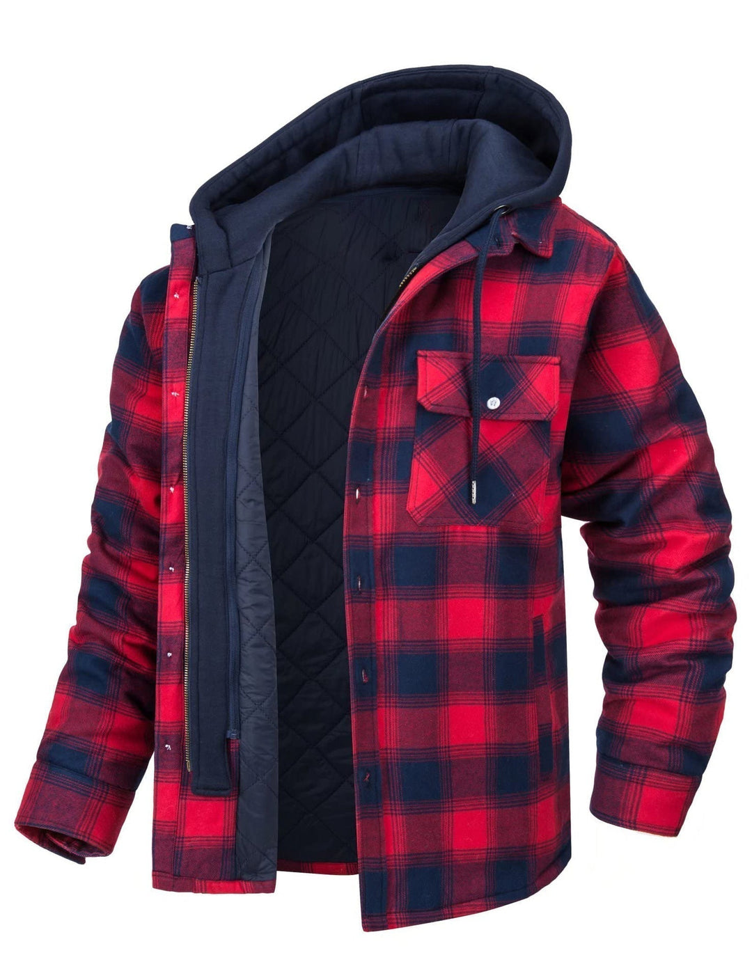 W&W Mode | Lässige Herbst Karierte Hemd Jacke für Unisex