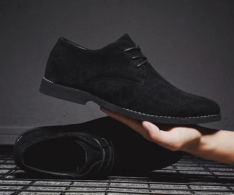 WW | Atmungsaktiv Weich Anzugschuhe Herren Aus Kalbsleder