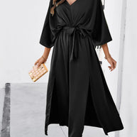 Veronica™ - Kleid mit V-Ausschnitt in lockerer Passform
