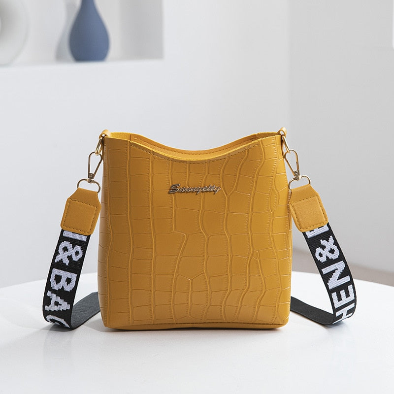 W&W Mode Jaunty Umhängetasche | Damen Mini Crossbody Eimer Handtasche