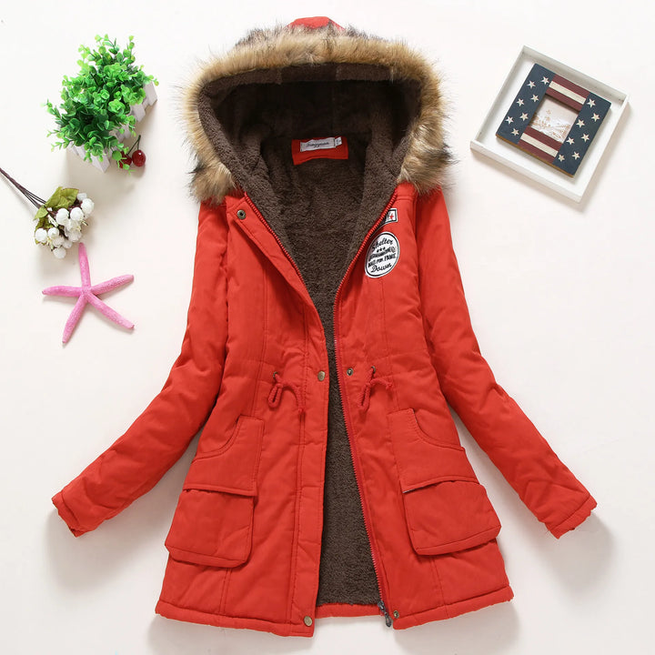W&W Mode | Modische Winterjacke mit Kunstfellbesatz