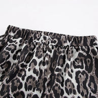 WW | Weite Hose mit Leopardenmuster
