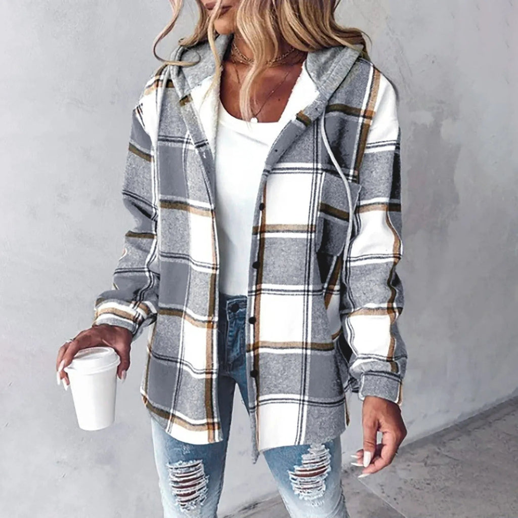 WW | Karierte Herbstjacke für Damen