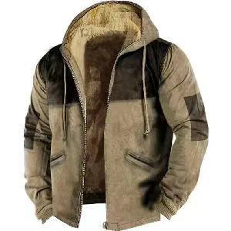 WW | Herren Outdoor Fleecejacke Mit Reißverschluss
