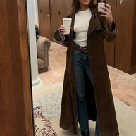 WW | Damen-Wintermantel aus Kunstwildleder