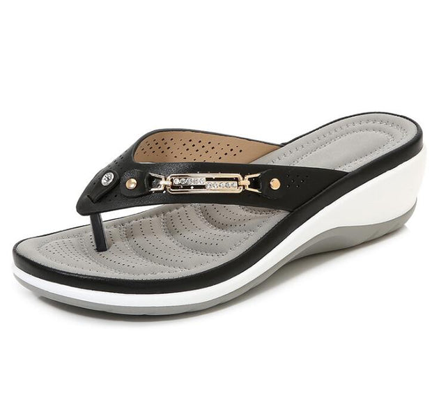 WW | Damen Flipflops Mit Ergonomischem Fußbett