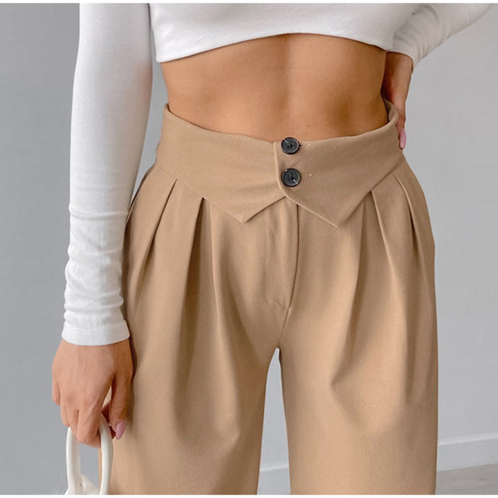 W&W Mode | Stilvolle High-Waist-Hose mit Falten