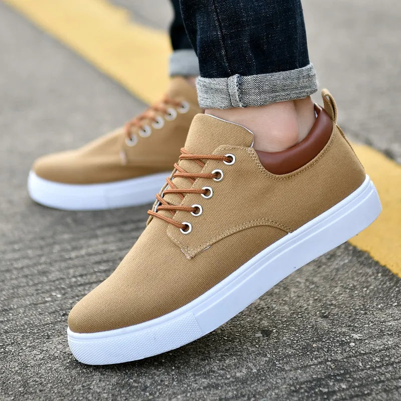 WW | Freizeit Sneaker Low Top Leichtgewicht Schnürung Strapazierfähiger Stoff Gummisohle