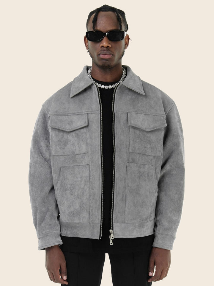 W&W Mode | Streetwear Jack Mit Baumwollmischung Für Bequemen Stil