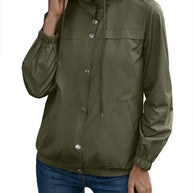 Active Outdoor Regenjacke mit Kapuze - Wasserdicht und winddicht