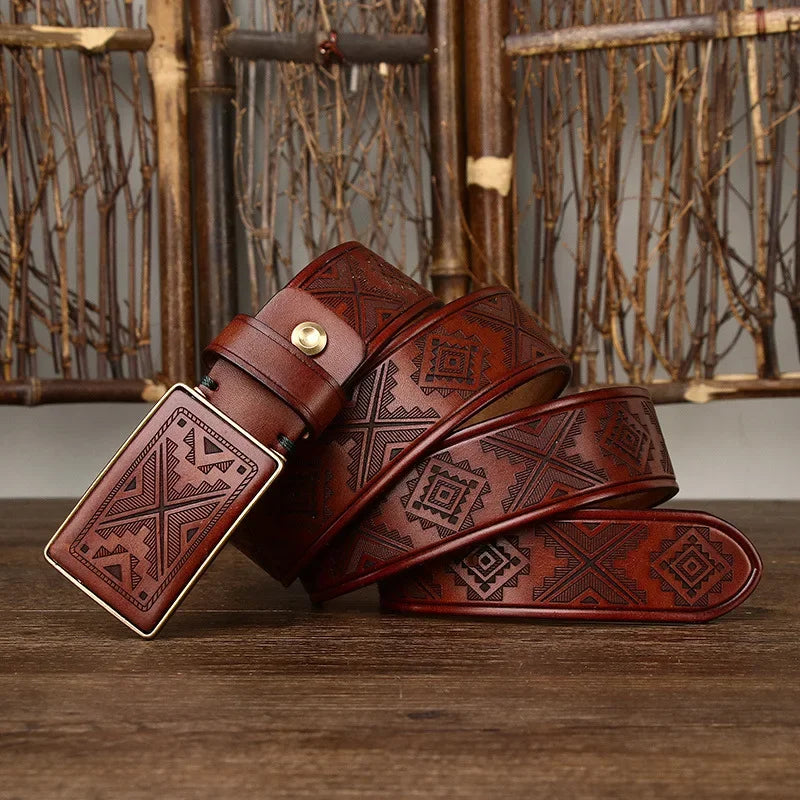 WW | Gürtel Mit Einzigartigem Design Für Jedes Outfit Aus Rindleder
