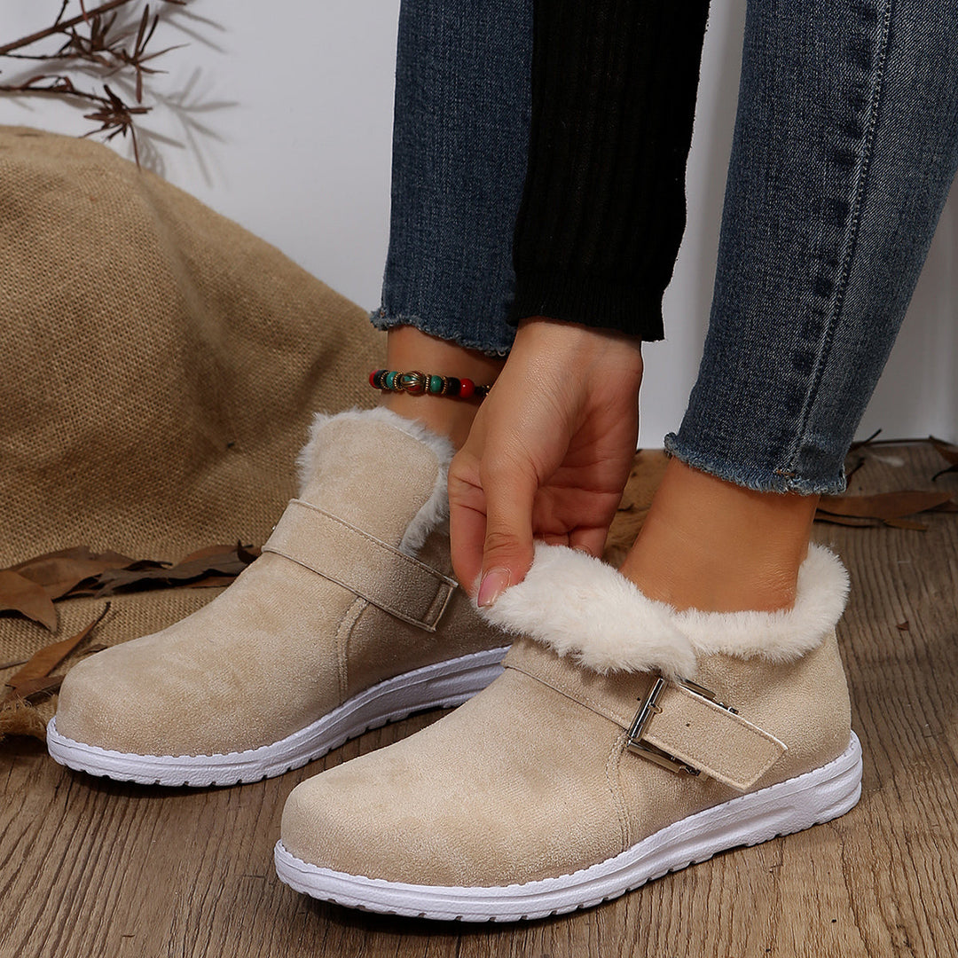 W&W Mode | Flache Schneestiefel Für Stilvollen Winterkomfort Für Frauen