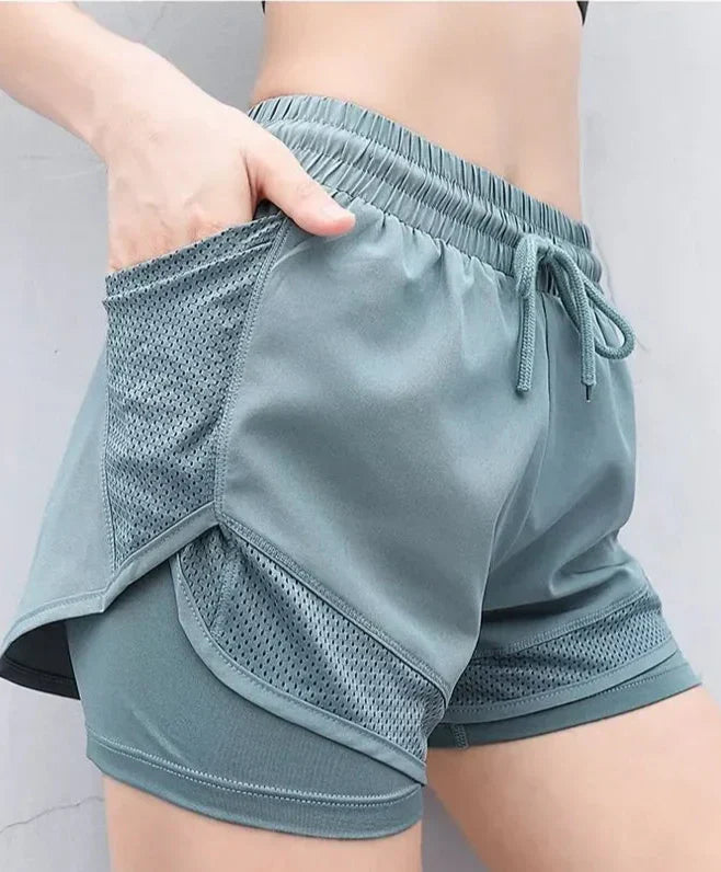 W&W Mode | Hoch Taillierte Sommer Sport Shorts Für Damen
