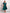 WW - Grünes Midi-Kleid mit Rüschen