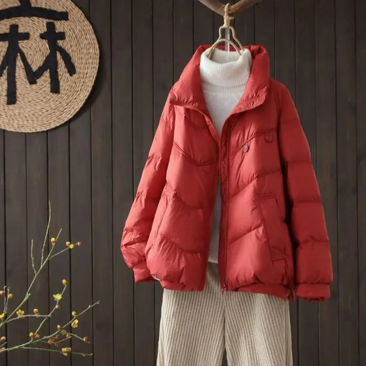 W&W Mode - Damen Steppjacke mit Stehkragen