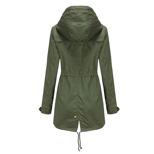 W&W Mode Elegante Wasserdichte Outdoor Regenjacke Für Damen | Perfekt Für Outdoor-Aktivitäten