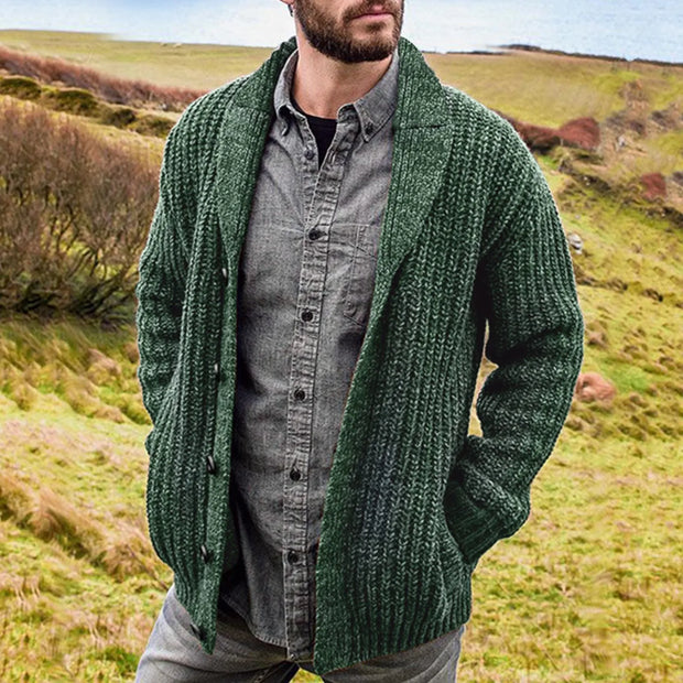 WW | Klassische Herren Strickjacke Im Retro Stil