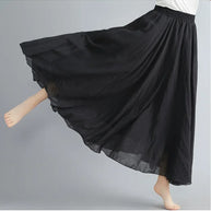 WW | Mode Baumwolle Leinen Kleidung Frauen Röcke Maxi Y2K Elegant Strand Saia Ropa Mujer Lässiges Kleid Boho Lange Röcke Faldas Harajuku